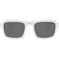 Prada Men's Sunglasses - White Square Shaped Plastic Frame | PRADA 0PR 09XS 4AO5S053 ,