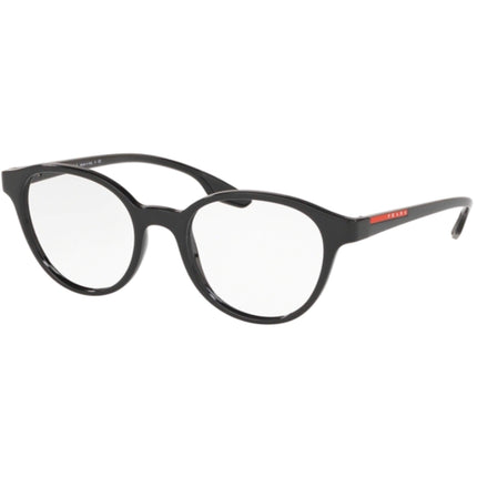 Prada Sport Men's Eyeglasses - Black Round Frame | PRADA SPORT 0PS 01MV 1AB1O150 ,