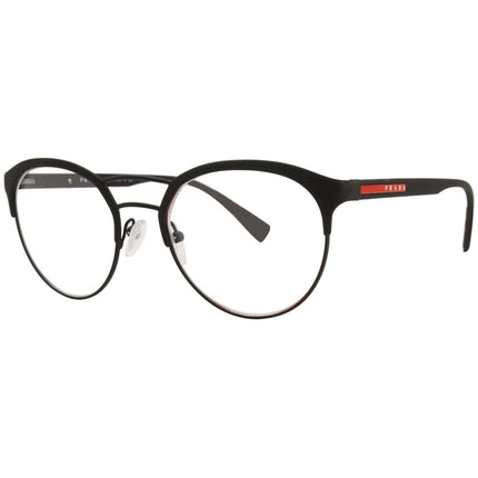 Prada Sport Men's Eyeglasses - Black Rubber Frame | PRADA SPORT 0PS 52HV DG01O152 ,