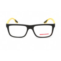 Prada Sport Men's Eyeglasses - Black Rubber Plastic Rectangular | 0PS 02OV 08W1O1 ,