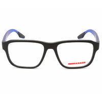 Prada Sport Men's Eyeglasses - Black Rubber Rectangular Frame | 0PS 04NV 15C1O1 ,