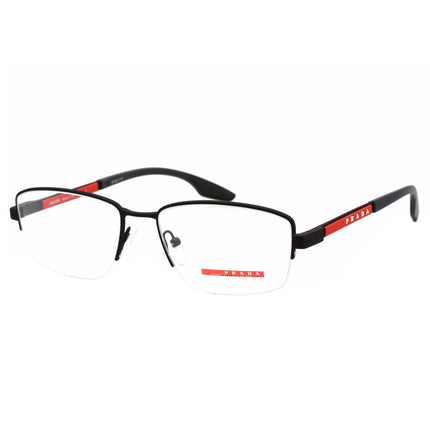 Prada Sport Men's Eyeglasses - Blue Rubber Rectangular Metal Frame | 0PS 51OV UR71O1 ,