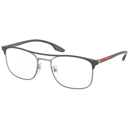 Prada Sport Men's Eyeglasses - Brown and Gunmetal | PRADA SPORT 0PS 50NV 01L1O152 ,
