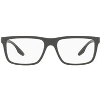 Prada Sport Men's Eyeglasses - Full Rim Grey Rubber Plastic Frame | 0PS02OV UFK1O1 ,