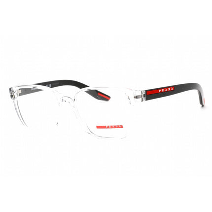 Prada Sport Men's Eyeglasses - Full Rim Square Crystal Plastic Frame | 0PS 06PV 2AZ1O1 ,