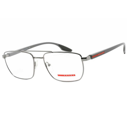 Prada Sport Men's Eyeglasses - Gunmetal Pilot Metal Full-Rim Frame | 0PS 53MV 5AV1O1 ,