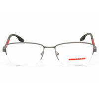 Prada Sport Men's Eyeglasses - Matte Gunmetal Semi-Rimless Frame | 0PS 51OV 7CQ1O1 ,
