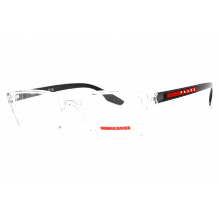 Prada Sport Men's Eyeglasses - Rectangular Crystal Plastic Frame | 0PS 09OV 2AZ1O1 ,