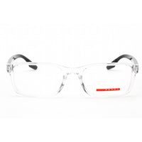Prada Sport Men's Eyeglasses - Rectangular Crystal Plastic Frame | 0PS 09OV 2AZ1O1 ,