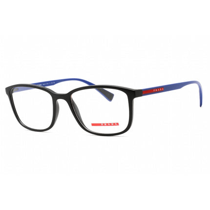 Prada Sport Men's Eyeglasses - Rectangular Shape Black Rubber Frame | 0PS 04IV 16G1O1 ,