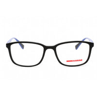 Prada Sport Men's Eyeglasses - Rectangular Shape Black Rubber Frame | 0PS 04IV 16G1O1 ,