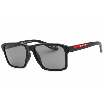 Prada Sport Men's Sunglasses - Black Rubber Plastic Rectangular | 0PS 05YS DG002G ,