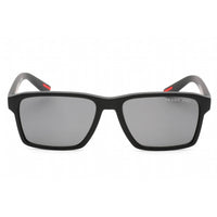 Prada Sport Men's Sunglasses - Black Rubber Plastic Rectangular | 0PS 05YS DG002G ,