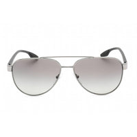 Prada Sport Men's Sunglasses - Full Rim Gunmetal Aviator Frame | 0PS 54TS 5AV3M1 ,