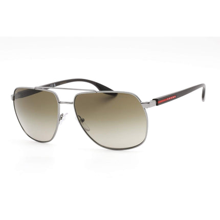 Prada Sport Men's Sunglasses - Gunmetal Frame Brown Gradient Lens | 0PS 55VS 5AV1X1 ,