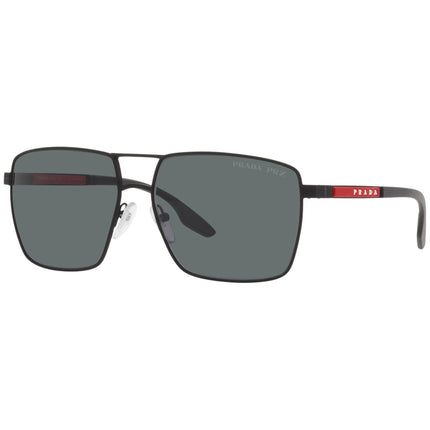 Prada Sport Men's Sunglasses - Linea Rossa Black Rubber Lens Frame 0PS 50WS DG002G ,