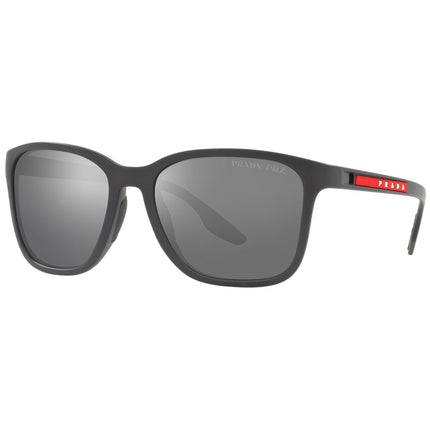 Prada Sport Men's Sunglasses - Linea Rossa Gray Rubber Square 0PS 02WS UFK07H ,