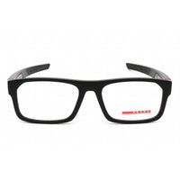 Prada Sport Women's Eyeglasses - Full Rim Black Rubber Plastic Frame | 0PS 08OV DG01O1 ,
