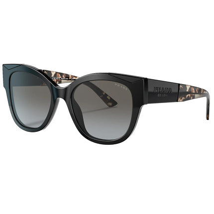Prada Sport Women's Sunglasses - 54 mm Black Plastic Cat Eye Frame | 0PR 02WS 1AB0A754 ,