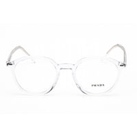 Prada Unisex Eyeglasses - Clear Lens Crystal Plastic Round Frame | 0PR 12YV 2AZ1O1 ,