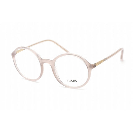 Prada Unisex Eyeglasses - Transparent Grey Plastic Round Shape Frame | 0PR 09WV TWH1O1 ,