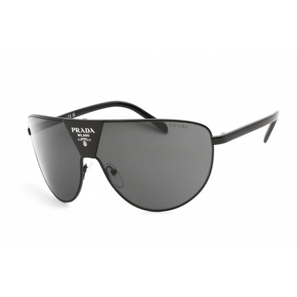 Prada Unisex Sunglasses - Full Rim Black Metal Shield Shape Frame | 0PR 69ZS 1AB5S0 ,