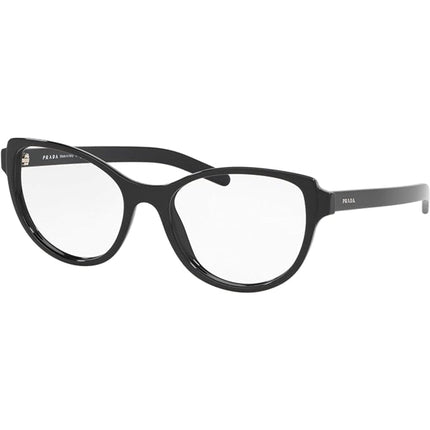 Prada Women's Eyeglasses - Black Cat Eye Frame Demo Lens | PRADA 0PR 12VV 1AB1O1 ,