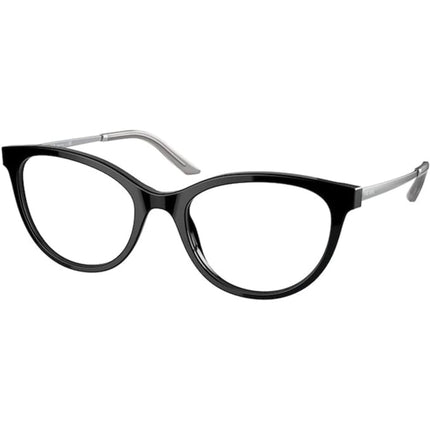 Prada Women's Eyeglasses - Black Cat Eye Frame Demo Lens | PRADA 0PR 17WV 1AB1O1 ,