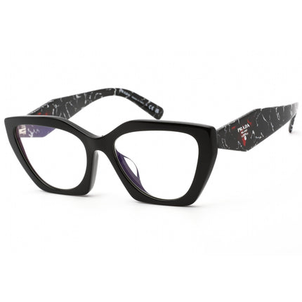 Prada Women's Eyeglasses - Black Cat Eye Full Rim Plastic Frame | 0PR 26YSF 1AB08N ,