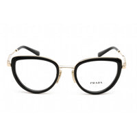 Prada Women's Eyeglasses - Black Cat Eye Plastic Full-Rim Frame | 0PR 54ZV 1AB1O1 ,