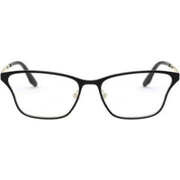 Prada Women's Eyeglasses - Black Gold Butterfly Frame | PRADA 0PR 60XV AAV1O155 ,
