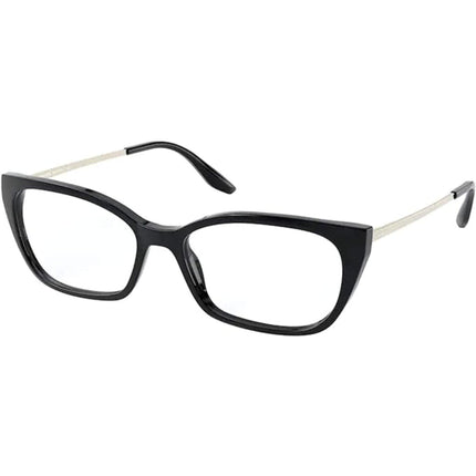 Prada Women's Eyeglasses - Black Plastic Cat Eye Frame | PRADA 0PR 14XV 1AB1O152 ,