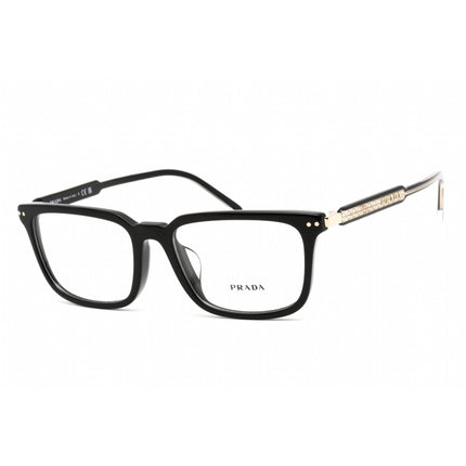 Prada Women's Eyeglasses - Black Plastic Rectangular Shape Frame | 0PR 13YVF AAV1O1 ,