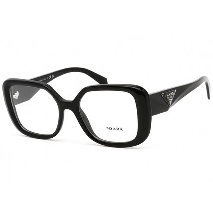 Prada Women's Eyeglasses - Black Square Plastic Frame Clear Lens | 0PR 10ZV 1AB1O1 ,
