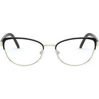 Prada Women's Eyeglasses - Black/Pale Gold Metal Frame, 53 mm | PRADA 0PR 63XV AAV1O1 ,