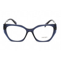 Prada Women's Eyeglasses - Blue Crystal Plastic Cat Eye Shape Frame | 0PR 18WV 08Q1O1 ,