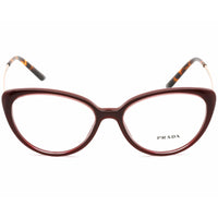Prada Women's Eyeglasses - Bordeaux Cat-Eye Full-Rim Plastic Frame | 0PR06WV UAN1O1 ,