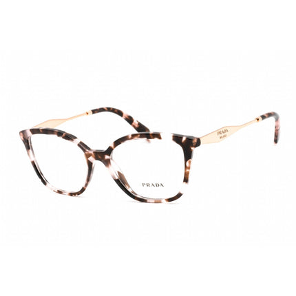 Prada Women's Eyeglasses - Cat Eye Shape Pink Tortoise Plastic Frame | 0PR 02ZV ROJ1O1 ,