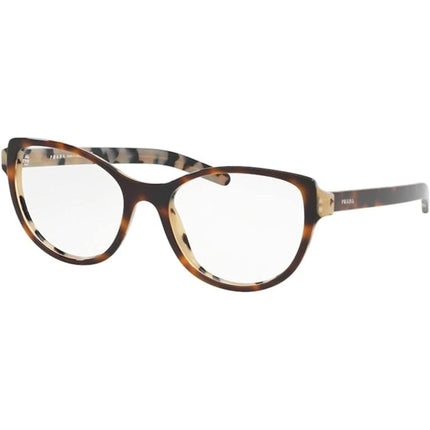 Prada Women's Eyeglasses - Catwalk Top Dk Havana/Black Ha | PRADA 0PR 12VV TH81O154 ,