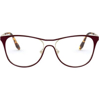 Prada Women's Eyeglasses - Catwolk Top Bordeaux/Pale Gold | PRADA 0PR 59XV 5521O153 ,