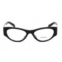 Prada Women's Eyeglasses - Clear Lens Black Plastic Cat Eye Frame | 0PR 06ZV 1AB1O1 ,