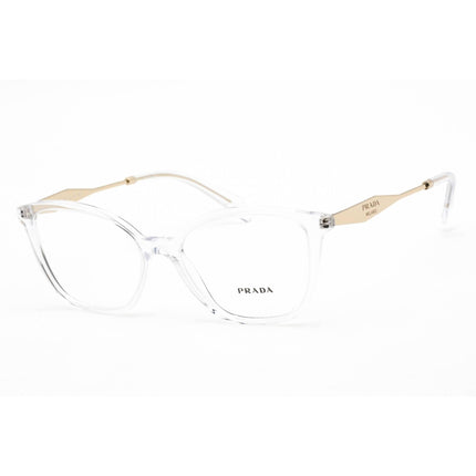 Prada Women's Eyeglasses - Clear Lens Crystal Plastic Cat Eye Frame | 0PR 02ZV 2AZ1O1 ,