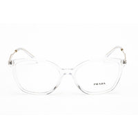 Prada Women's Eyeglasses - Clear Lens Crystal Plastic Cat Eye Frame | 0PR 02ZV 2AZ1O1 ,