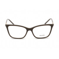 Prada Women's Eyeglasses - Clear Lens Grey Plastic Cat Eye Frame | 0PR 08WV 06W1O1 ,