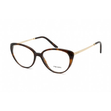 Prada Women's Eyeglasses - Clear Lens Havana Plastic Cat Eye Frame | 0PR 06WV 2AU1O1 ,