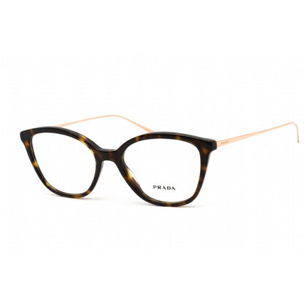 Prada Women's Eyeglasses - Clear Lens Havana Plastic Cat Eye Frame | 0PR 11VV 2AU1O1 ,
