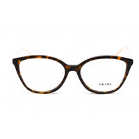 Prada Women's Eyeglasses - Clear Lens Havana Plastic Cat Eye Frame | 0PR 11VVF 2AU1O1 ,