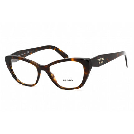 Prada Women's Eyeglasses - Clear Lens Tortoise Plastic Round Frame | 0PR 19WV 2AU1O1 ,