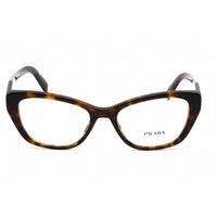 Prada Women's Eyeglasses - Clear Lens Tortoise Plastic Round Frame | 0PR 19WV 2AU1O1 ,