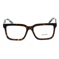 Prada Women's Eyeglasses - Clear Lens Tortoise Plastic Square Frame | 0PR 10YV 2AU1O1 ,